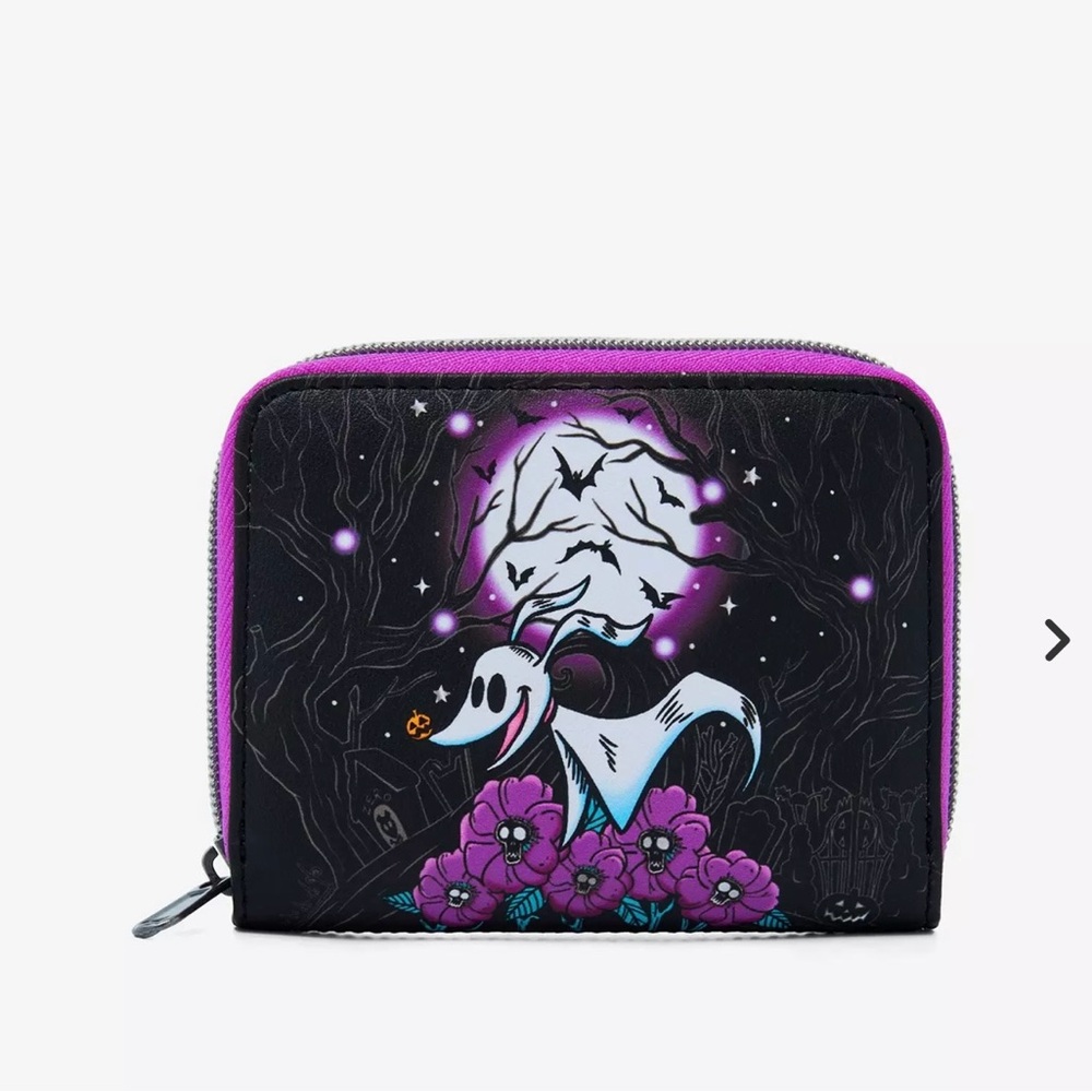 Loungefly Black and Purple Wallet